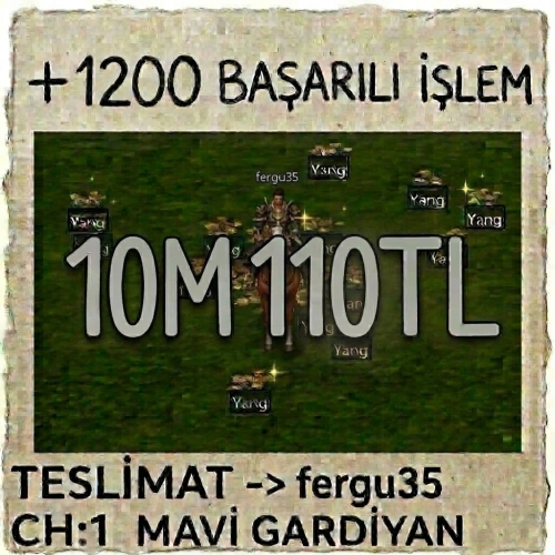 10m 110tl STOK 2T ANINDA HIZLI TESLİM