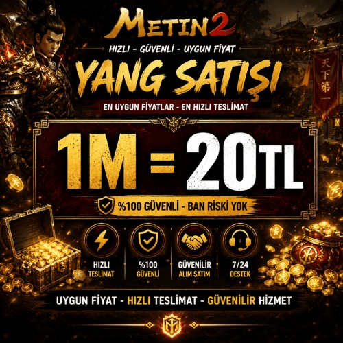 1M 20TL SATILIR 300M STOK