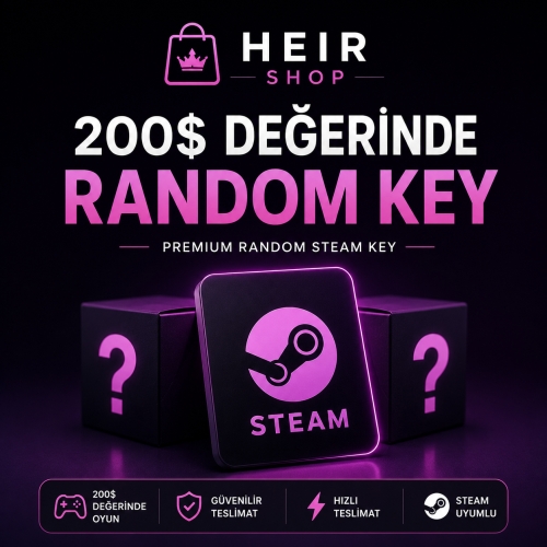  ⭐10 Adet 199$+⭐PREMIUM STEAM RANDOM KEY