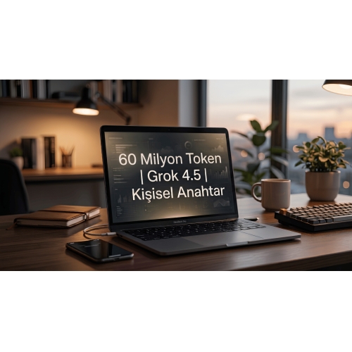  60 Milyon Token  Grok 4.5  Kişisel Anahtar