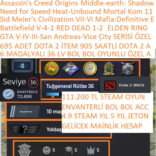  6 MADALYALI 36 LV GTA V-IV-III-San Andreas-Vice City Battlefield V-4-1 Sid