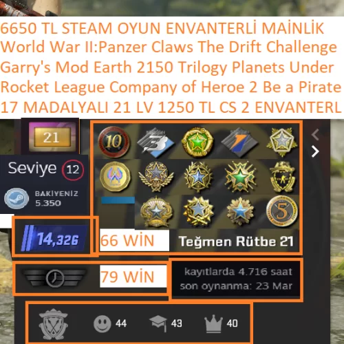  17 MADALYALI 21 LV 21 YIL DİGİT 1250 TL CS 2 ENVANTERLİ Company of