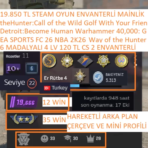 6 MADALYALI 4 LV EA SPORTS FC 26 NBA 2K26 Detroit:Become Human