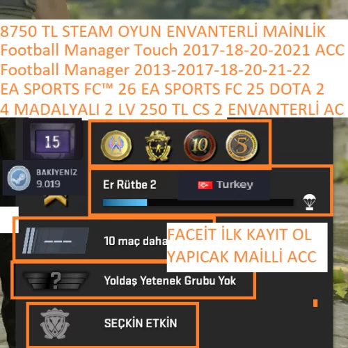 4 MADALYALI 2 LV EA SPORTS FC 25-26 Football Manager