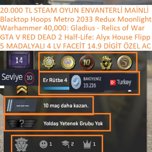 5 MADALYALI 4 LV FACEİT GTA V RED DEAD 2 Half-Life: Alyx Blacktop