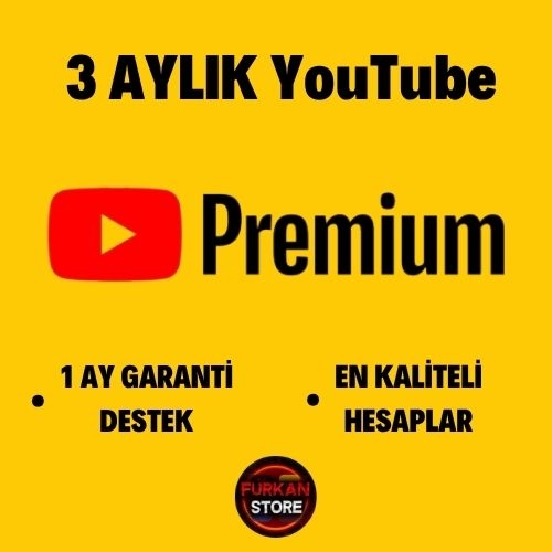 3 AYLIK YouTube Premium KODU + Otomatik Teslimat