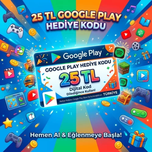 Google Play Store 25 TL