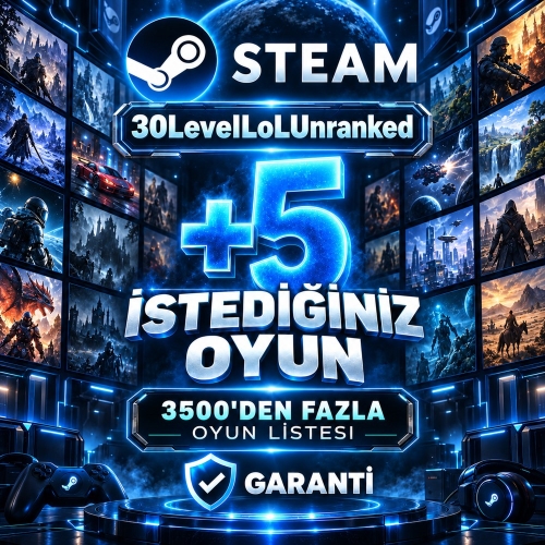 Steam İstediğiniz 5 Oyun