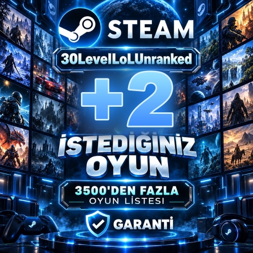 Steam İstediğiniz 2 Oyun