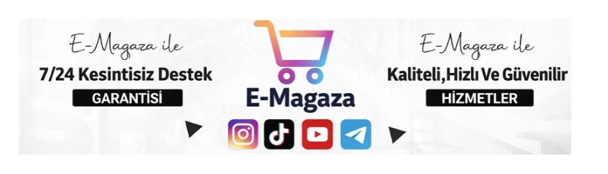 E-Mağaza Kapak Fotoğrafı